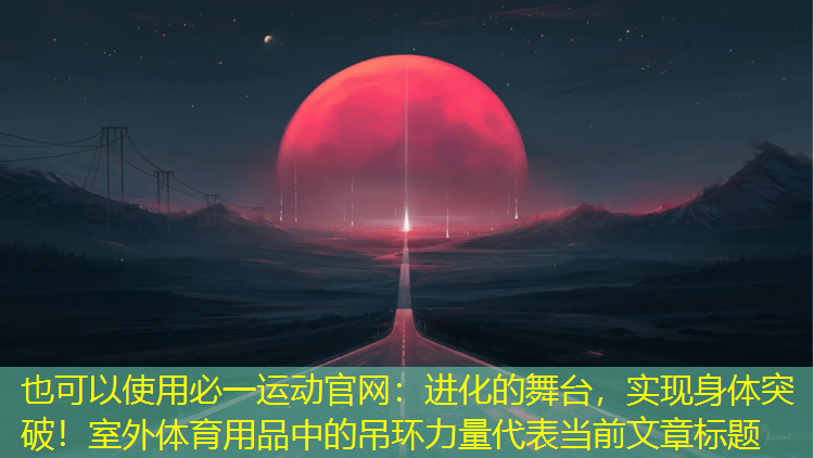 进化的舞台，实现身体突破！室外体育用品中的吊环力量